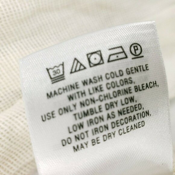 Anthropologie Akemi + Kin Ibis Cream Embroidered Peasant Top Blouse Boho SMALL - Picture 9 of 9